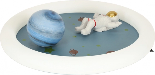 Lampada da soffitto a LED dimmerabile per cameretta con astronauta