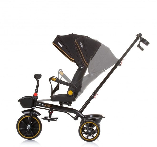 Triciclo con tettuccio Chipolino Max Sport 2 in 1 Obsidian