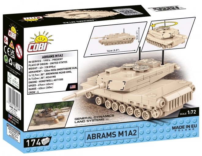 Modello Miniature Abrams M1A2