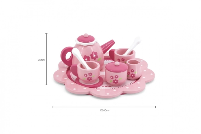 Set per servire tè e caffè giocattolo Viga