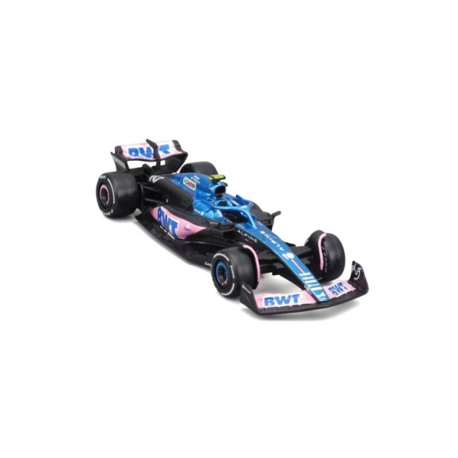 Modellino Bburago Formula 1 BWT Alpine A523 di Pierre Gasly