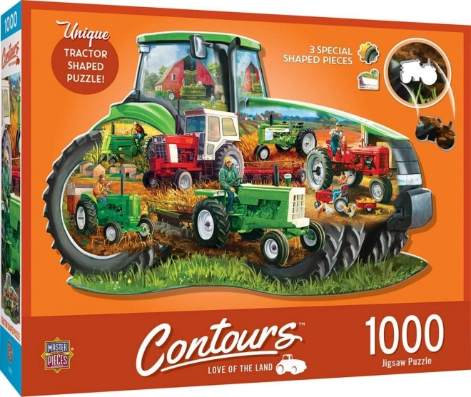 Puzzle sagomato Amore per l'agricoltura 1000 pezzi