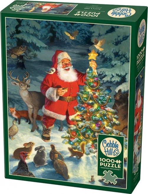 Puzzle Albero di Babbo Natale Cobble Hill 1000 Pezzi