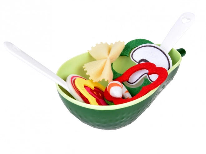 Set per Insalata Giocattolo con Ciotola e Accessori