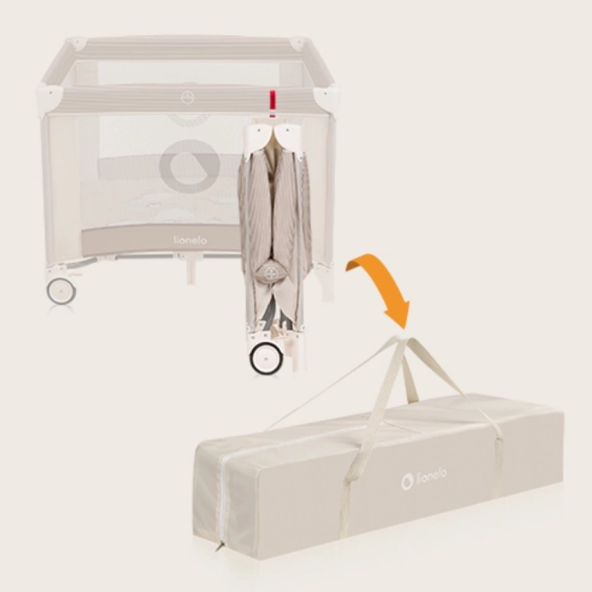 Box per bambini Lionelo Bonnie Beige Sand