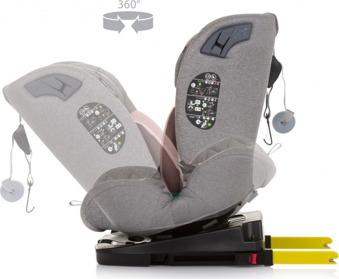 Seggiolino Auto X Factor i-Size 360 Isofix Flamingo