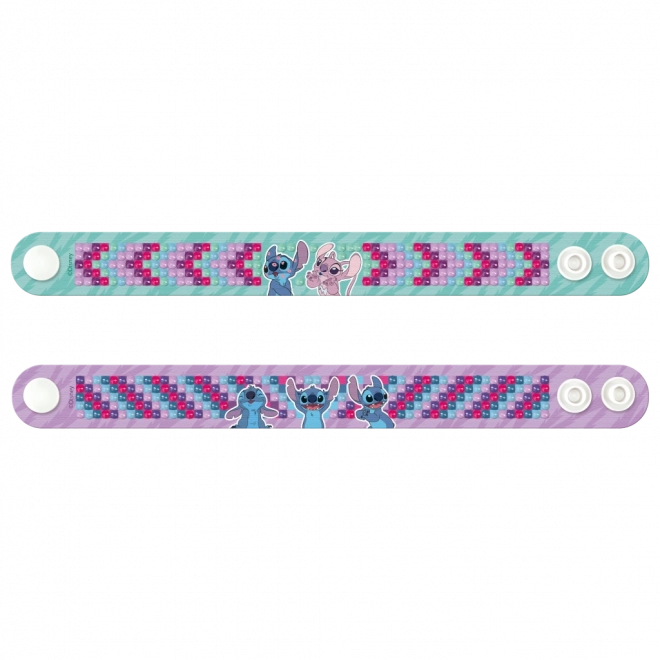 Pittura diamantata - creazione di braccialetti con motivo Stitch