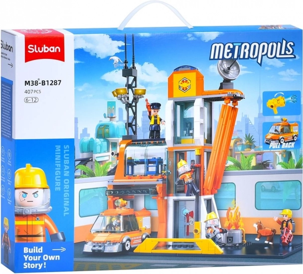 Sluban Metropolis Stazione di Salvataggio Costruzioni