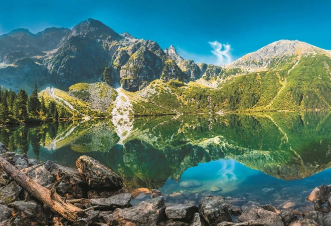 Puzzle Jezero Morskie Oko Tatry 1500 Pezzi