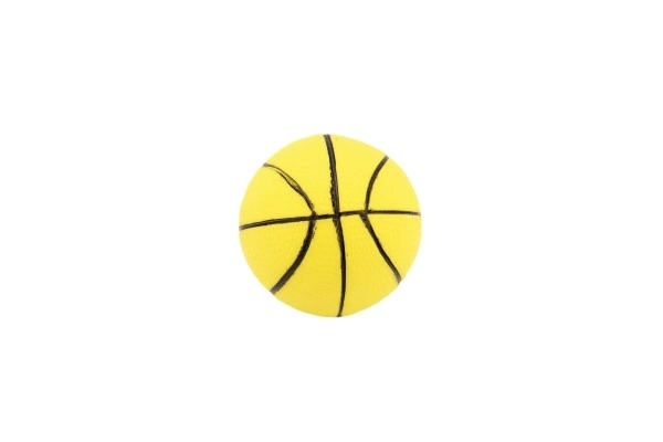 Pallone da Basket in Gomma 8,5cm 5 Colori in Rete