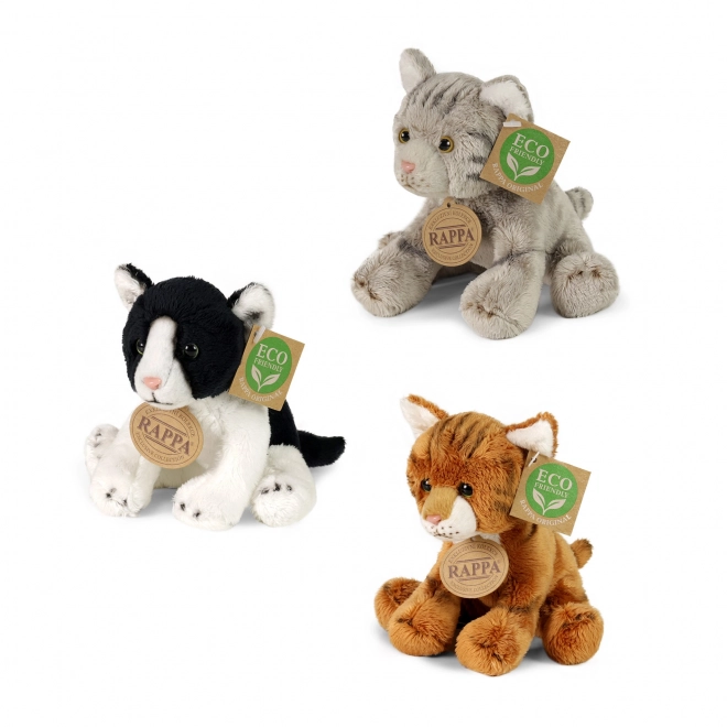 Gatto di peluche seduto 14 cm ECO-FRIENDLY