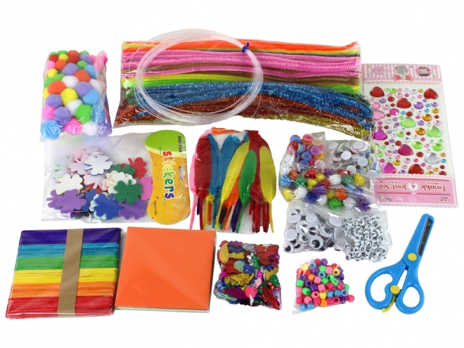 Kit creativo artistico fai-da-te per bambini 1200 pezzi