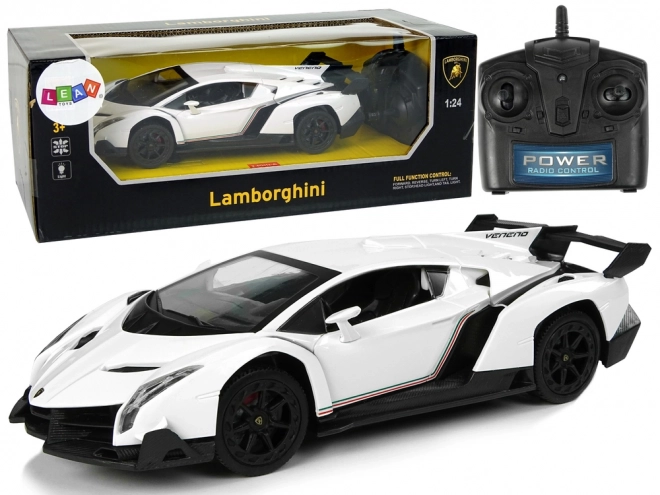 Auto sportivo telecomandato Lamborghini Veneno bianco
