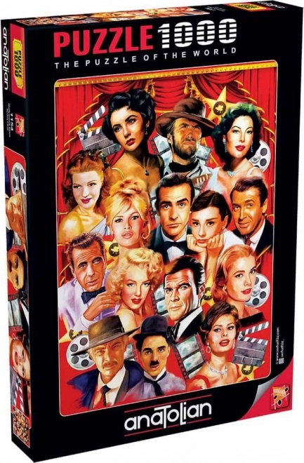 Puzzle Stelle Di Hollywood 1000 Pezzi