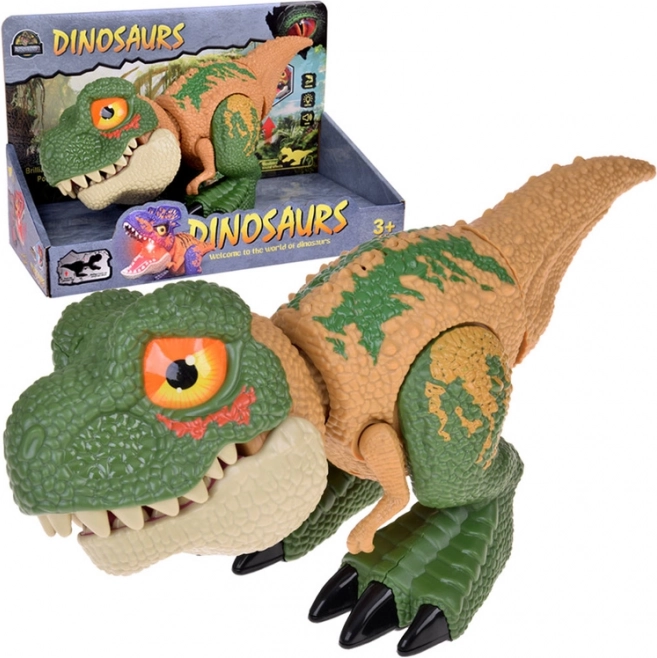 Dinosauro acustico Tirannosauro Rex con effetti sonori e luminosi