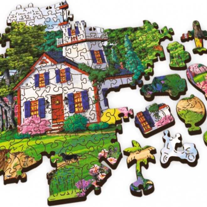 Puzzle in legno Paradiso estivo 501 pezzi