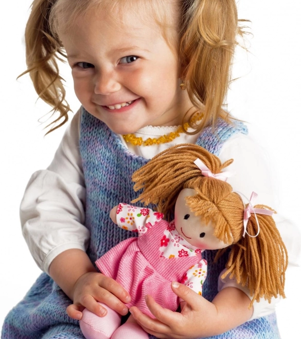 Bambola di peluche Aniška 20 cm, che parla slovacco