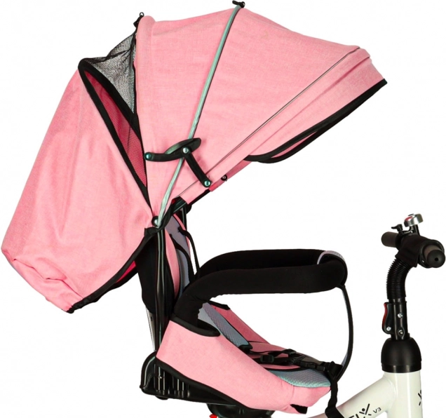 Triciclo per bambini Trike Fix V3 con sedile girevole e tettoia