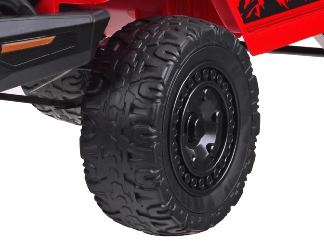 Macchina Elettrica Toyota FJ Cruiser per Bambini – Rosso