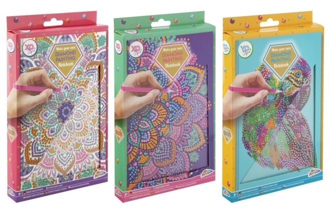 Blocchi da colorare con diamanti Mandala A5