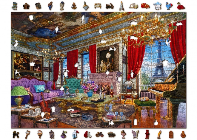 Puzzle in legno Palazzo di Parigi 2 in 1