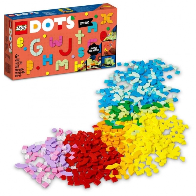 Inondazione di DOTS lettere LEGO