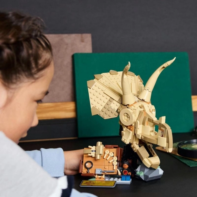 Teschio di Triceratopo LEGO Jurassic World per Bambini