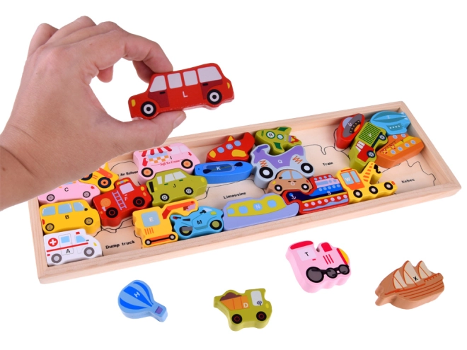 Base puzzle per classificare e posizionare correttamente