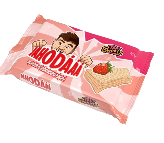 Tary Sweets - Wafer con ripieno di fragola