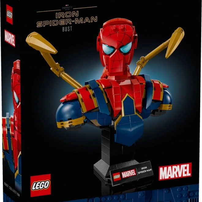 Busto Collezionabile Iron Spider-Man LEGO Super Heroes