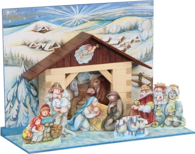 Modellino Presepe in Legno