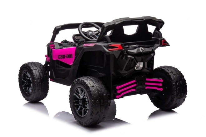 Auto elettrica per bambini Buggy Can-Am rosa