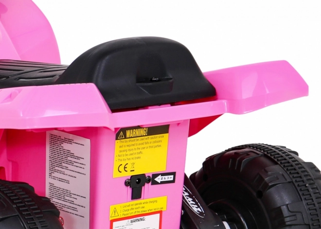 Quad elettrico Storm rosa per bambini