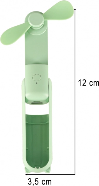 Ventilatore USB Portatile Mini Pieghevole Verde