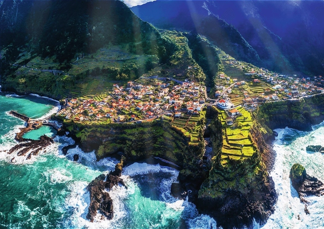 Trefl puzzle premium plus photo odyssey: madeira 1000 pezzi