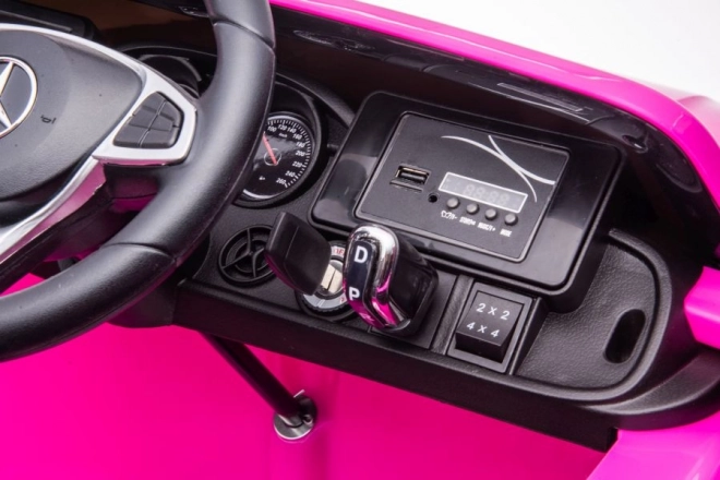 Auto a batteria rosa BARBIE Mercedes