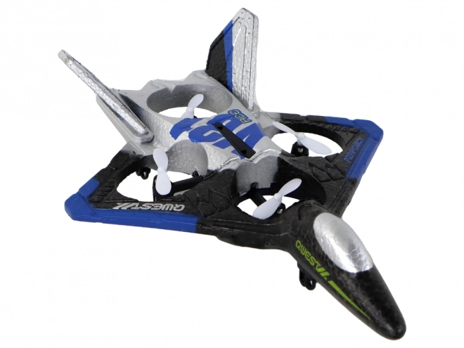 Aereo Caccia R/C Argento Blu