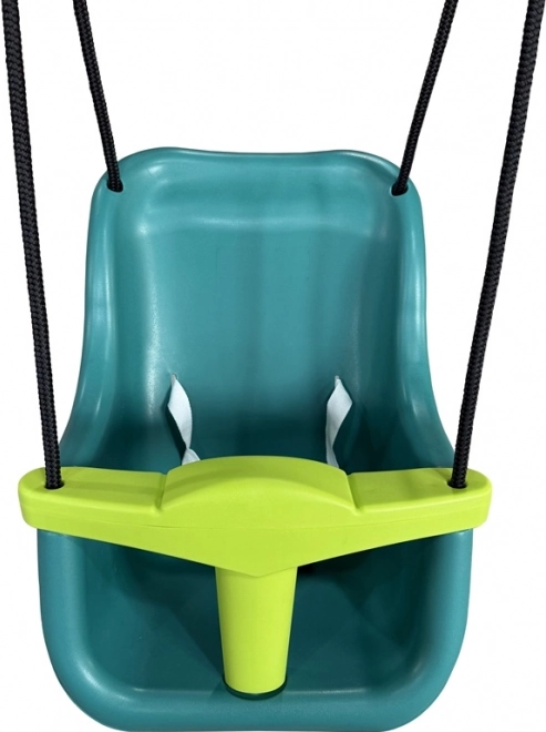 Altalena in plastica per bambini turchese 2Kids