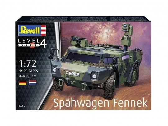 Modello plastico Spahwagen Fennek 1/72
