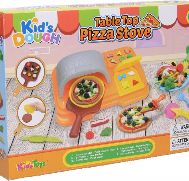 Forno per pizze set artistico con pasta modellabile