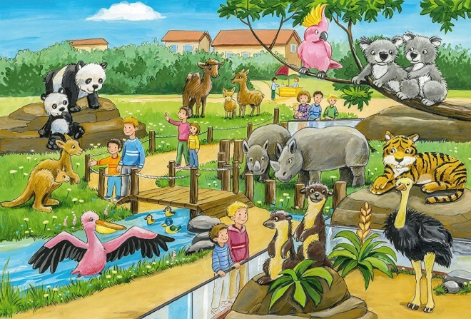 Puzzle Schmidt Al Zoo 3x24 Pezzi