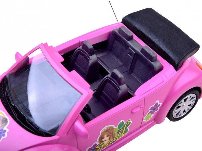 Auto telecomandata Beetle cabriolet rosa