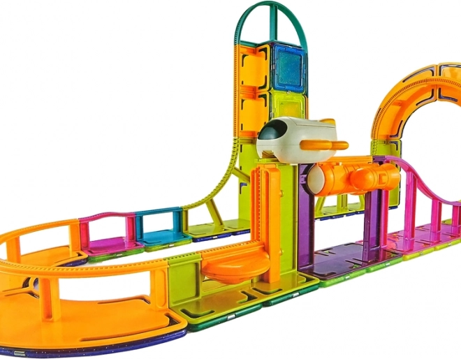 Costruzione magnetica creativa 2D e 3D