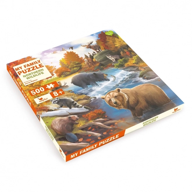 Puzzle famiglia Magellan Fauna del Nord 500 pezzi