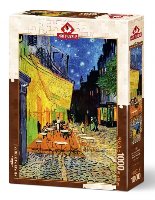 Puzzle serie Museo: La terrazza del caffè di notte 1000 pezzi