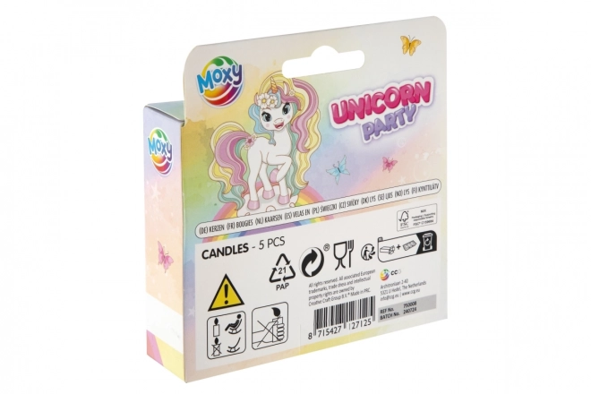 Candele 3D Unicorno