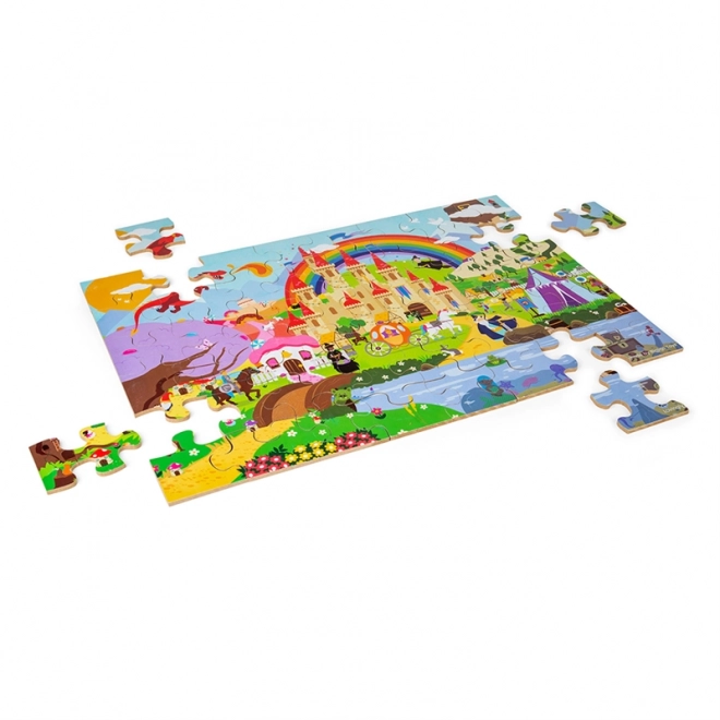 Puzzle Bigjigs Toys mondo magico