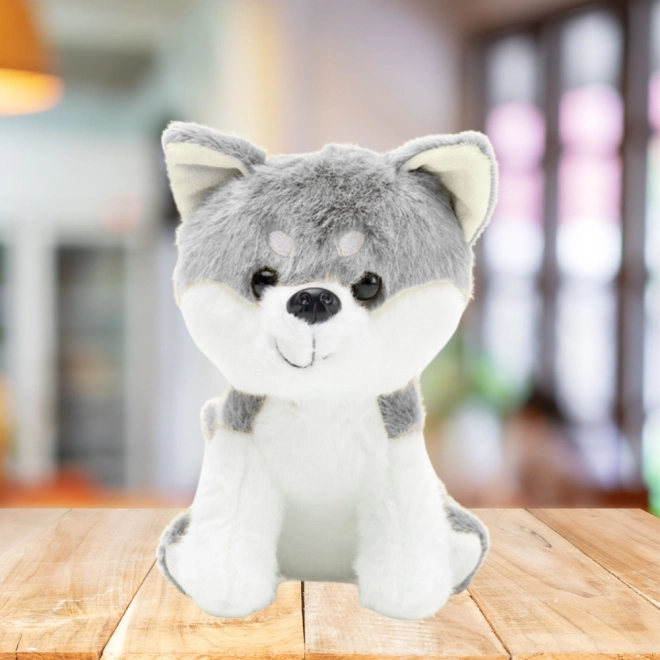 Giocattolo di peluche Lupo grigio-bianco 20 cm