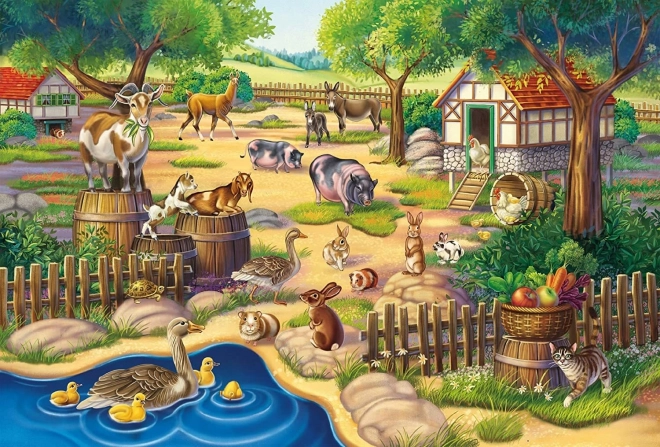 Puzzle I miei Animali Preferiti 3x48 Pezzi