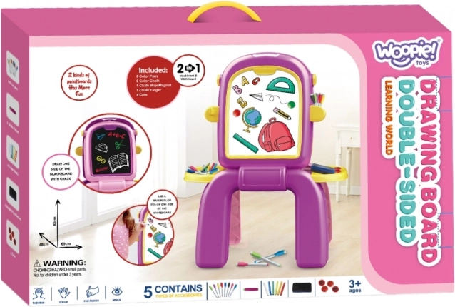 Lavagna da disegno doppia 2in1